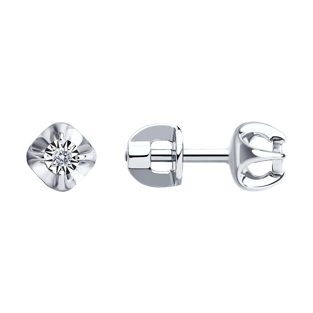 

Серьги SOKOLOV Diamonds из белого золота с бриллиантами