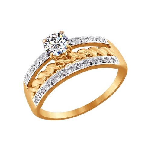 

Кольцо SOKOLOV из золота со Swarovski Zirconia