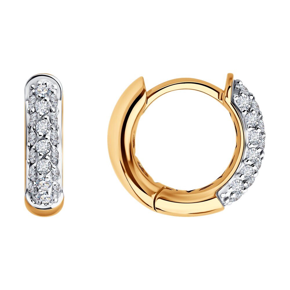 Серьги SOKOLOV из золота с бриллиантами 154990₽