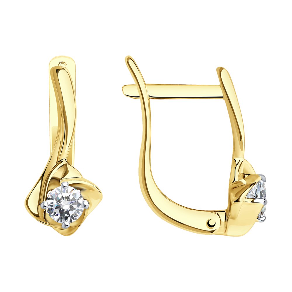 

Серьги SOKOLOV Diamonds из желтого золота с бриллиантами