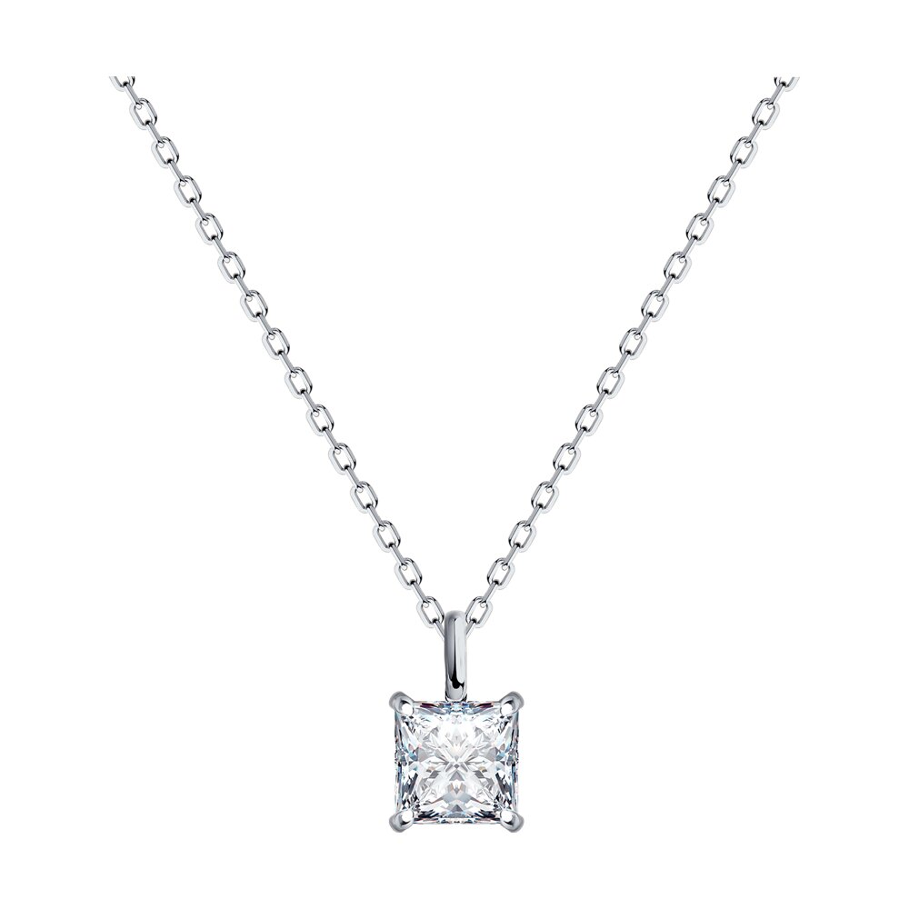 

Колье SOKOLOV Diamonds из белого золота с крупным бриллиантом