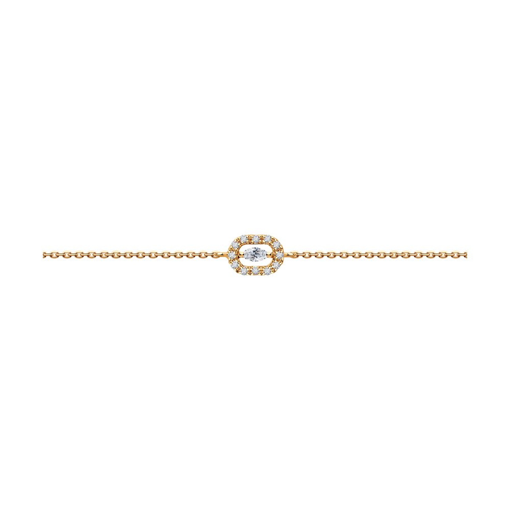 

Браслет SOKOLOV Diamonds из золота с бриллиантами