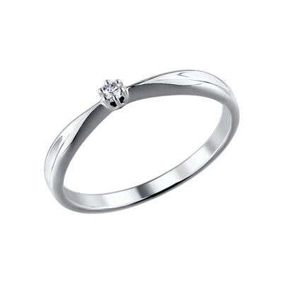 

Помолвочное кольцо SOKOLOV Diamonds из белого золота с бриллиантом