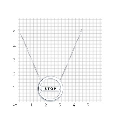 Колье из серебра с эмалью - фото 5