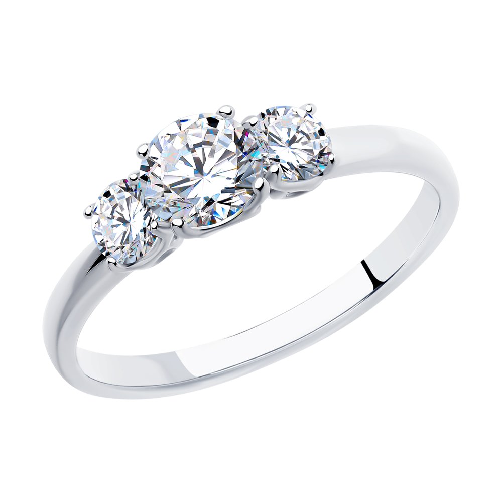 

Кольцо SOKOLOV из серебра со Swarovski Zirconia
