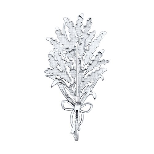 Брошь из серебра с эмалью - фото 2