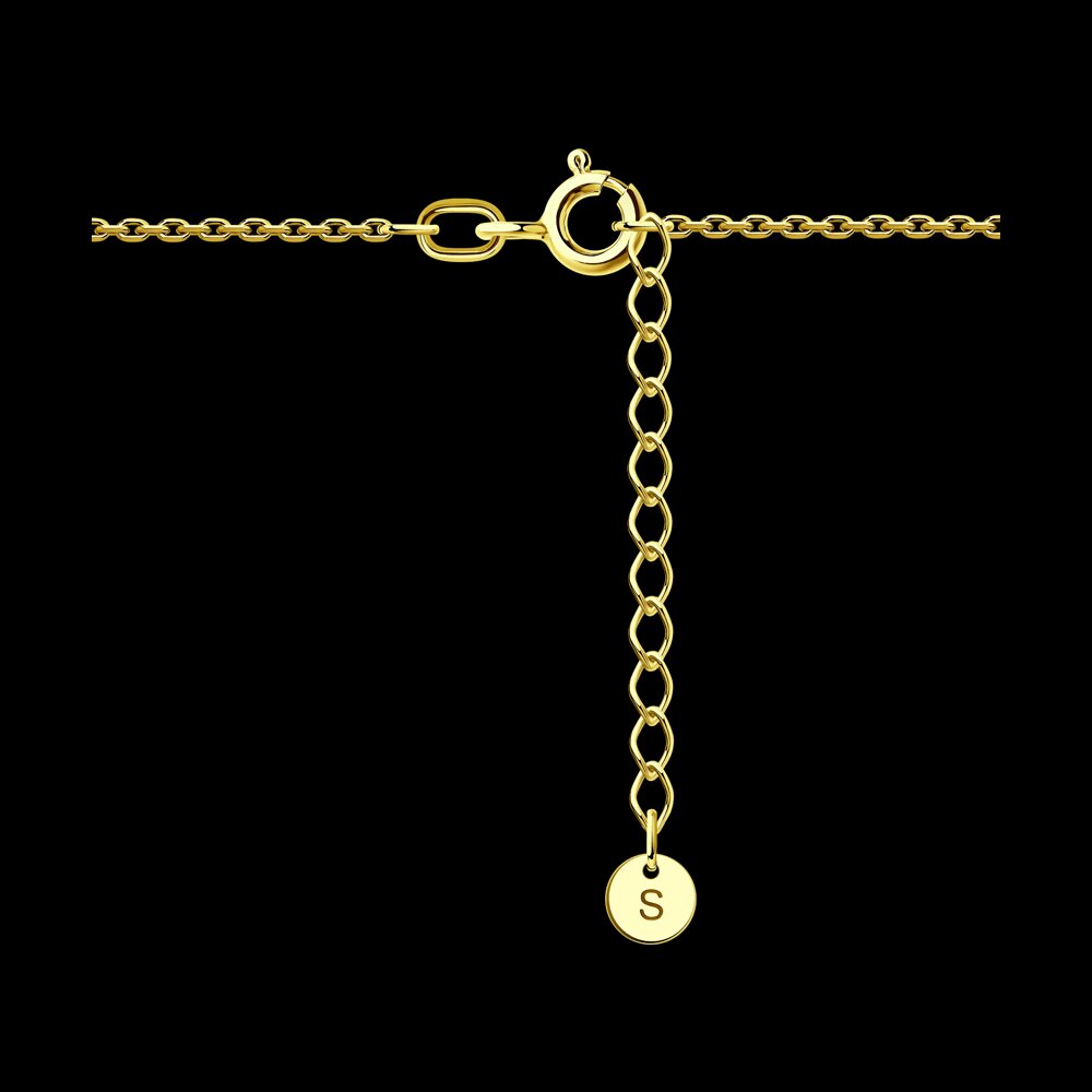 Браслет SOKOLOV из желтого золота с фианитами, фото 4