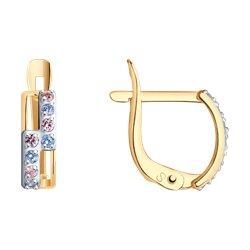 Серьги SOKOLOV из золота с фианитами 8000₽