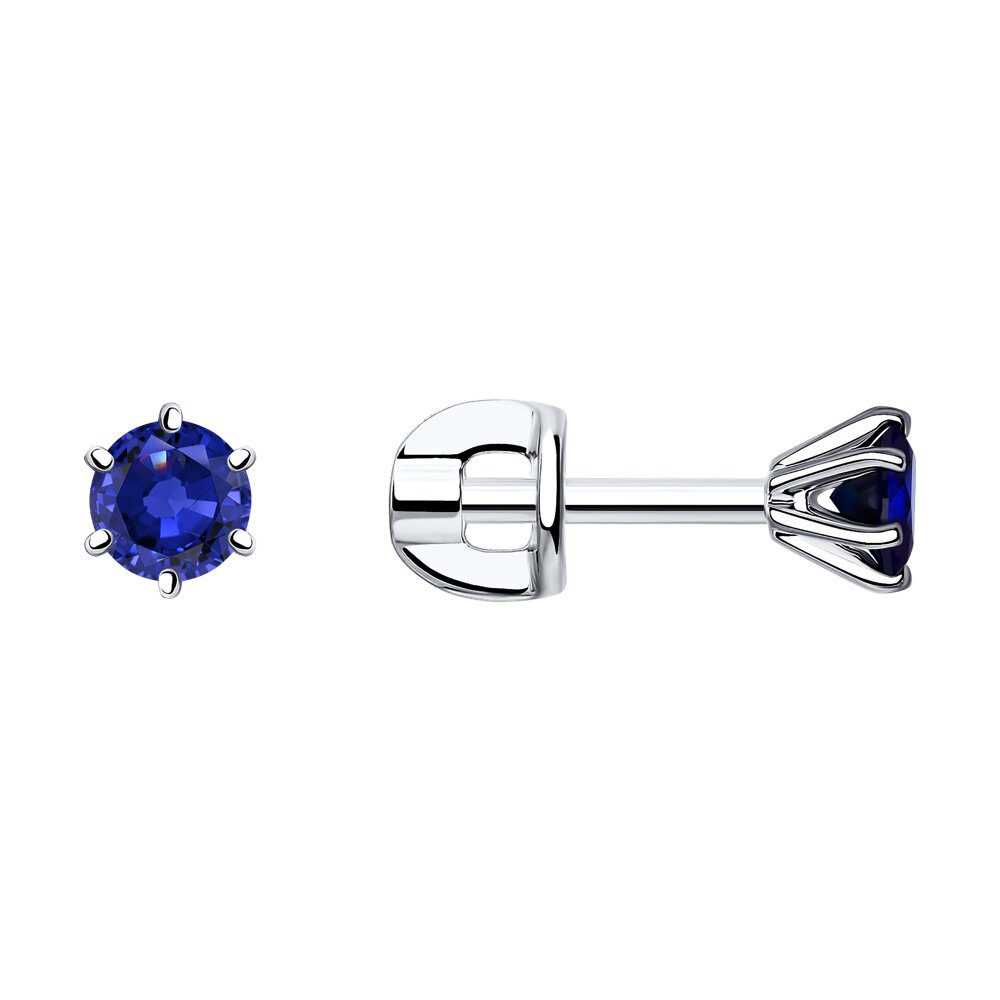 

Серьги SOKOLOV Diamonds из белого золота с сапфирами