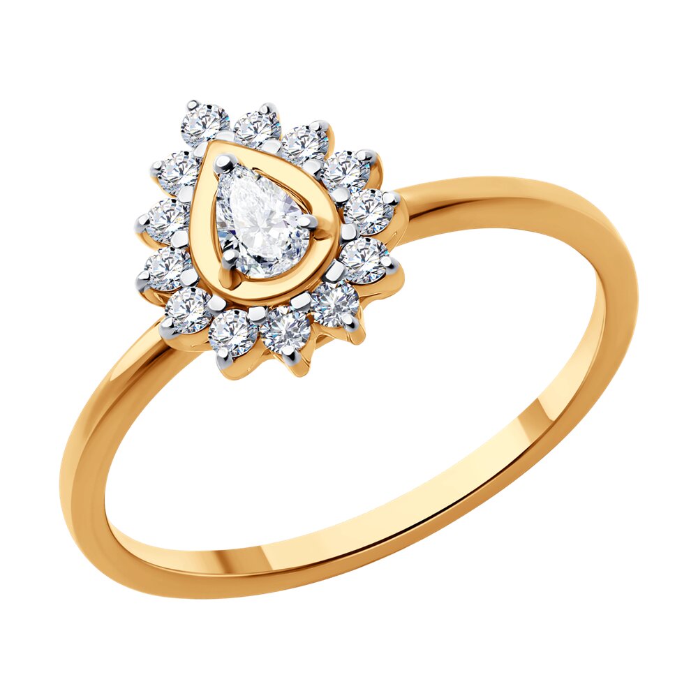 Кольцо SOKOLOV Diamonds из золота с бриллиантами