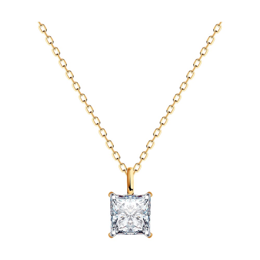 

Колье SOKOLOV Diamonds из золота с бриллиантом