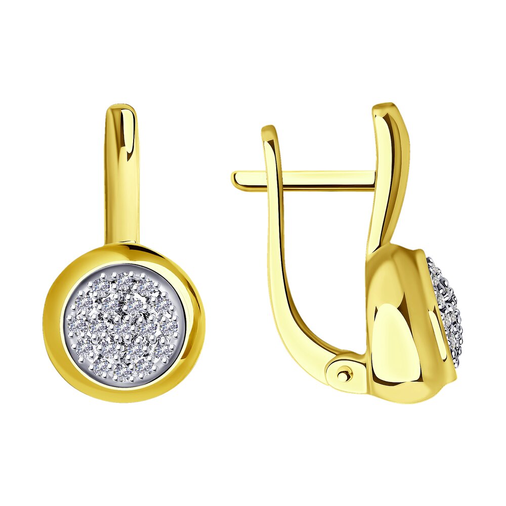 

Серьги SOKOLOV Diamonds из желтого золота с бриллиантами