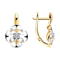 Серьги из золота с бриллиантами
