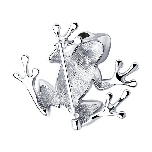 Брошь из серебра с эмалью - фото 2