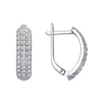 

Серьги SOKOLOV из белого золота с фианитами