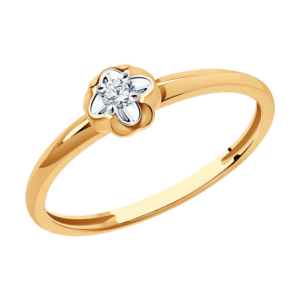 

Кольцо SOKOLOV Diamonds из золота с бриллиантом
