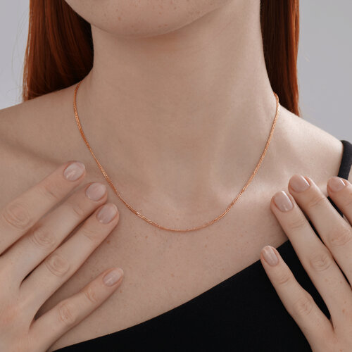 Цепь из золочёного серебра - фото 3