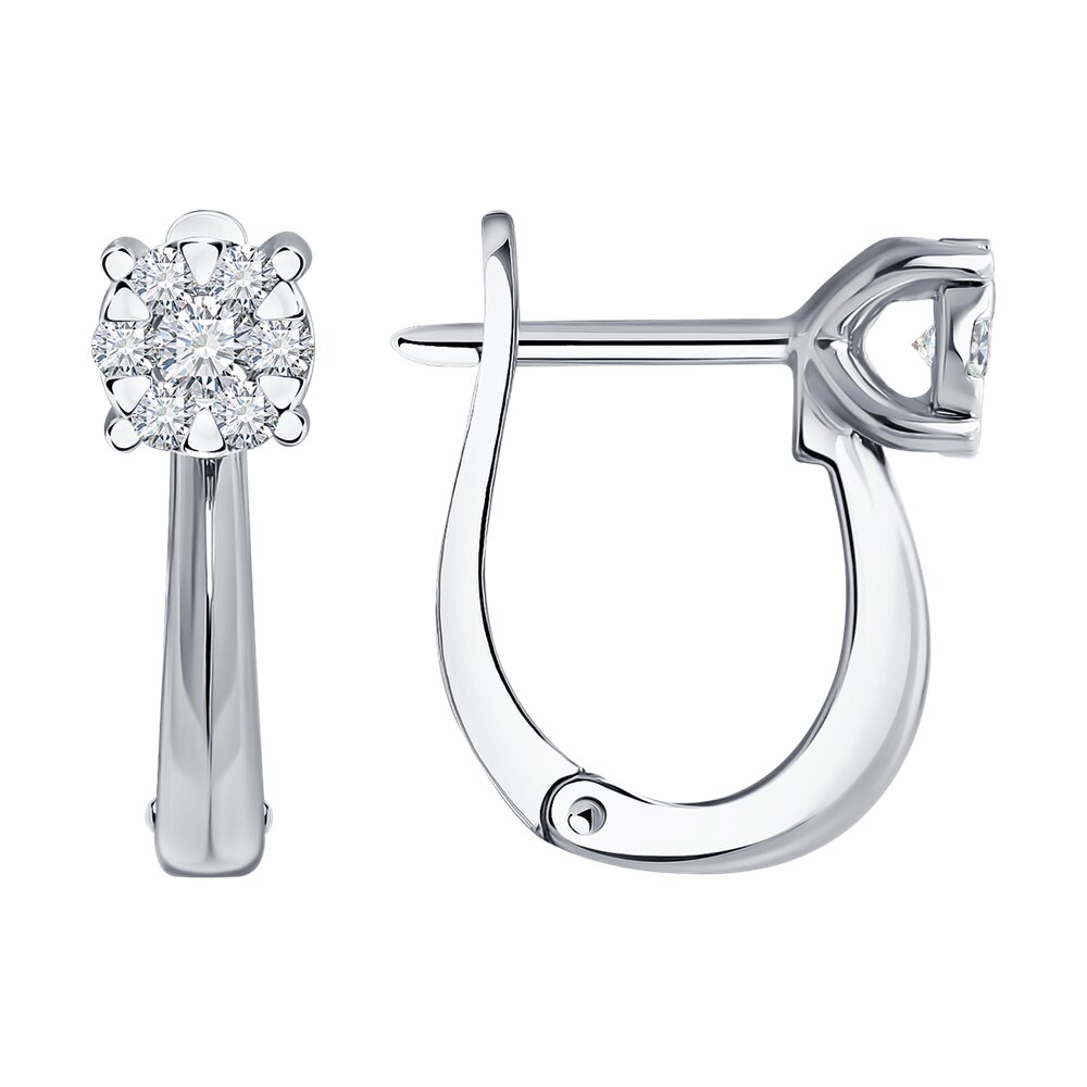 

Серьги SOKOLOV Diamonds из белого золота с бриллиантами