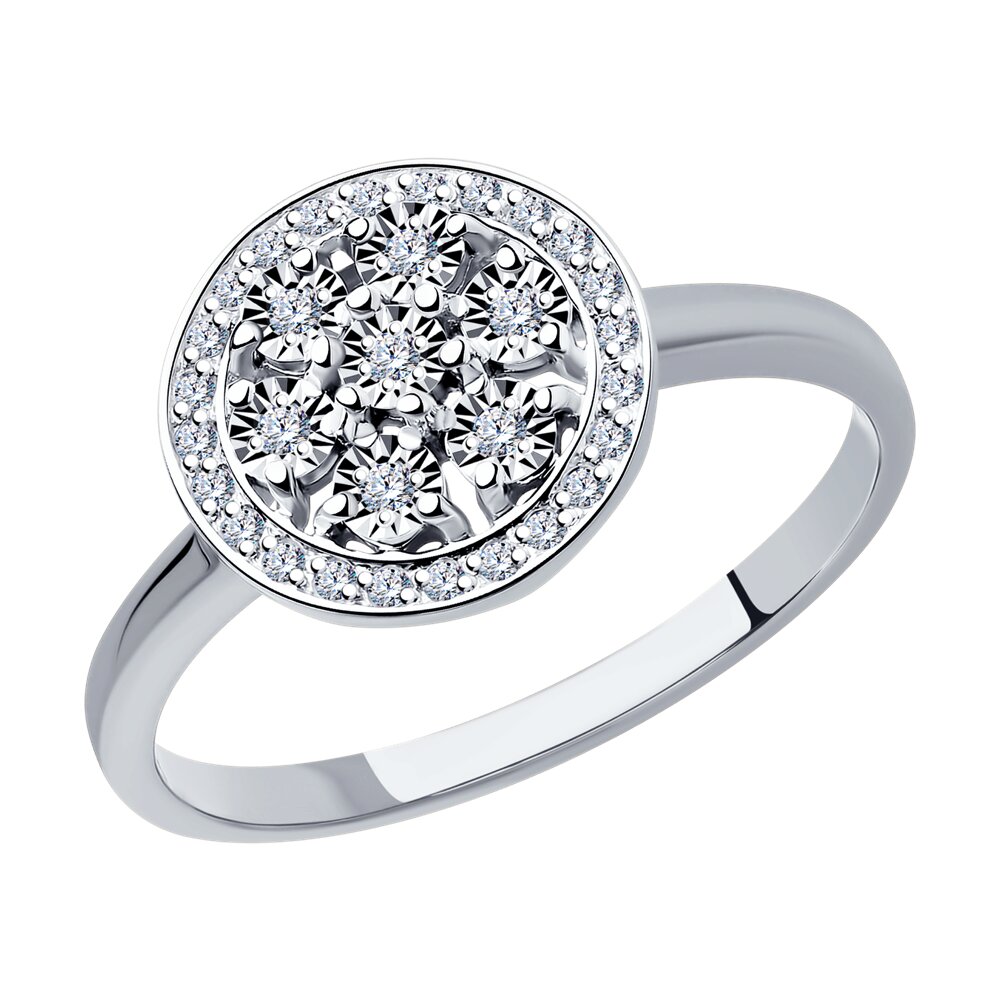 

Кольцо SOKOLOV Diamonds из белого золота с бриллиантами