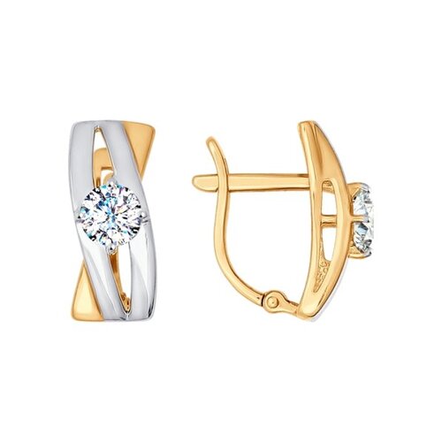 

Серьги SOKOLOV из золота со Swarovski Zirconia