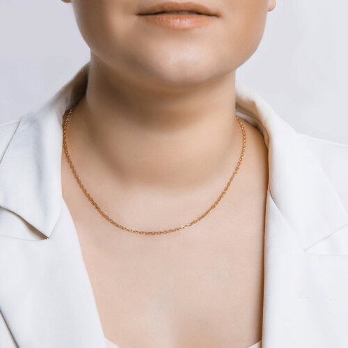 Классическая цепь из позолоченного серебра - фото 3