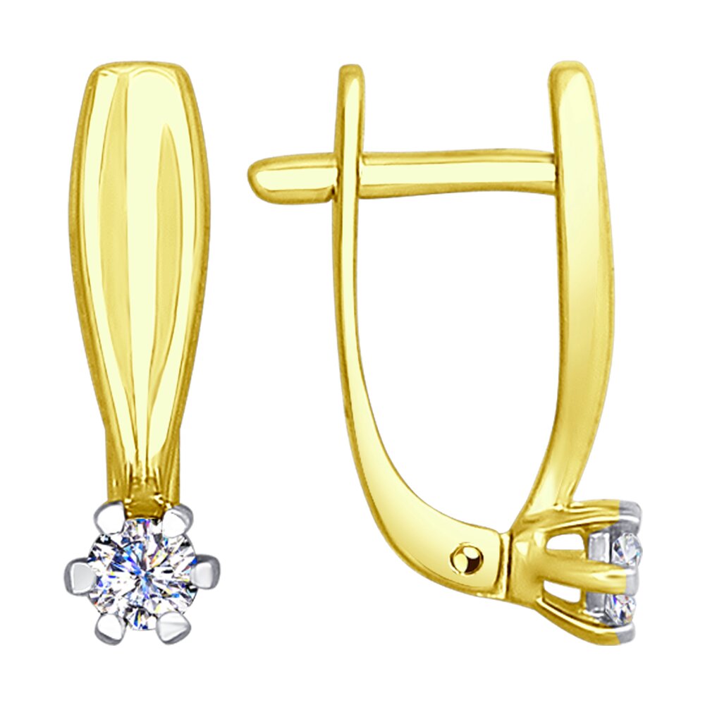 

Серьги SOKOLOV Diamonds из желтого золота с бриллиантами