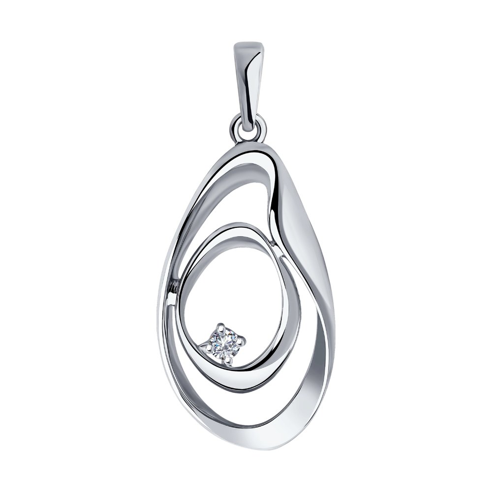 

Подвеска SOKOLOV Diamonds из белого золота с бриллиантом