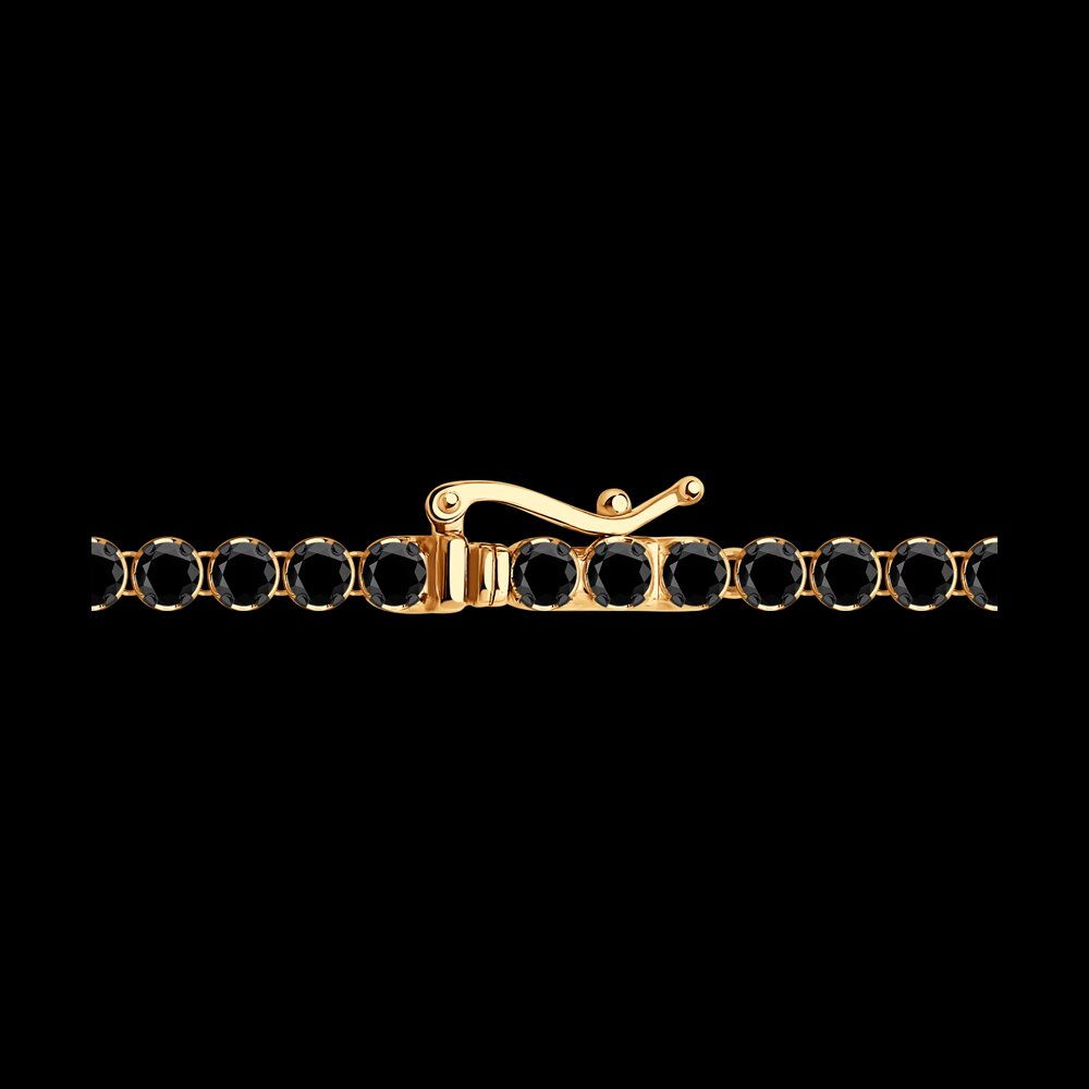 Браслет SOKOLOV из золота с фианитами, фото 4