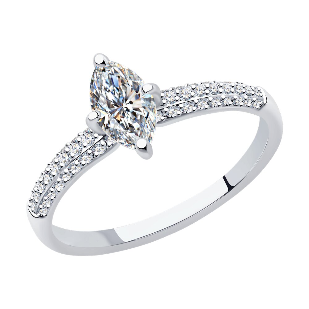 

Кольцо SOKOLOV Diamonds из белого золота с бриллиантами