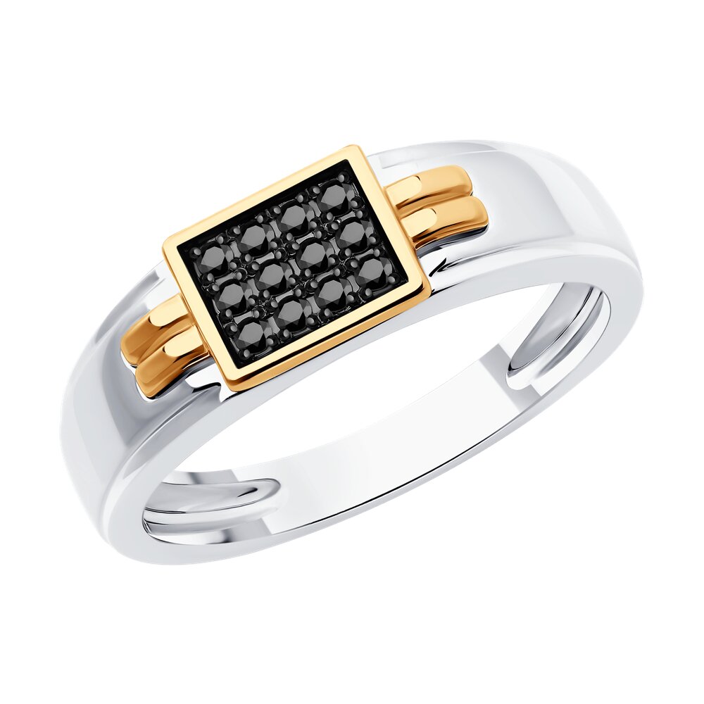 

Кольцо SOKOLOV Diamonds из комбинированного золота с бриллиантами