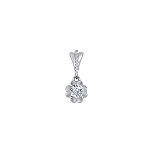 

Подвеска SOKOLOV из белого золота со swarovski zirconia