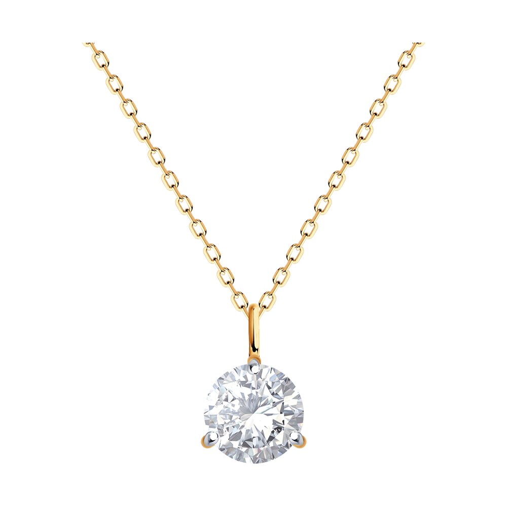 

Колье SOKOLOV Diamonds из золота с бриллиантом