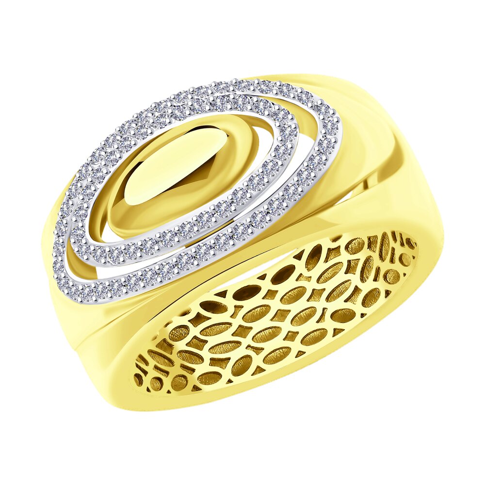 

Кольцо SOKOLOV Diamonds из желтого золота с бриллиантами