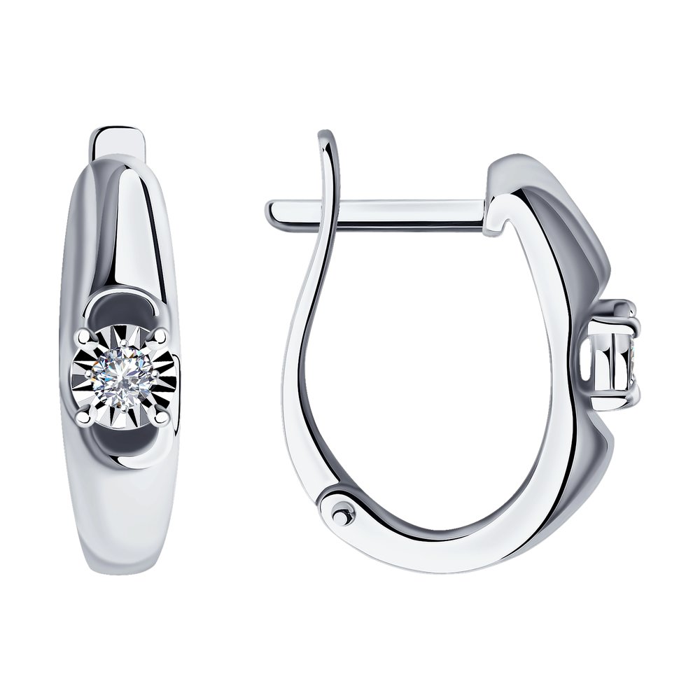 

Серьги SOKOLOV Diamonds из белого золота с бриллиантами
