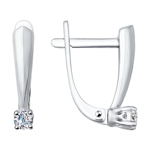 

Серьги SOKOLOV Diamonds из белого золота с бриллиантами