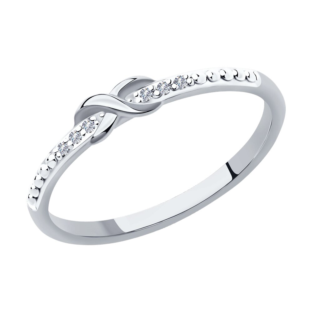 

Кольцо SOKOLOV Diamonds из белого золота с бриллиантами