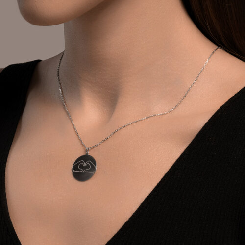 Колье из серебра с эмалью - фото 3