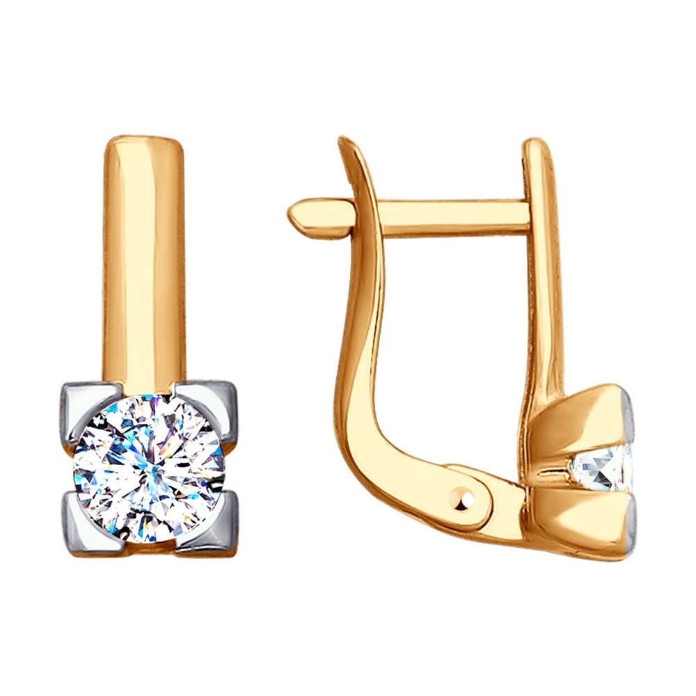 

Серьги SOKOLOV из золота со Swarovski Zirconia