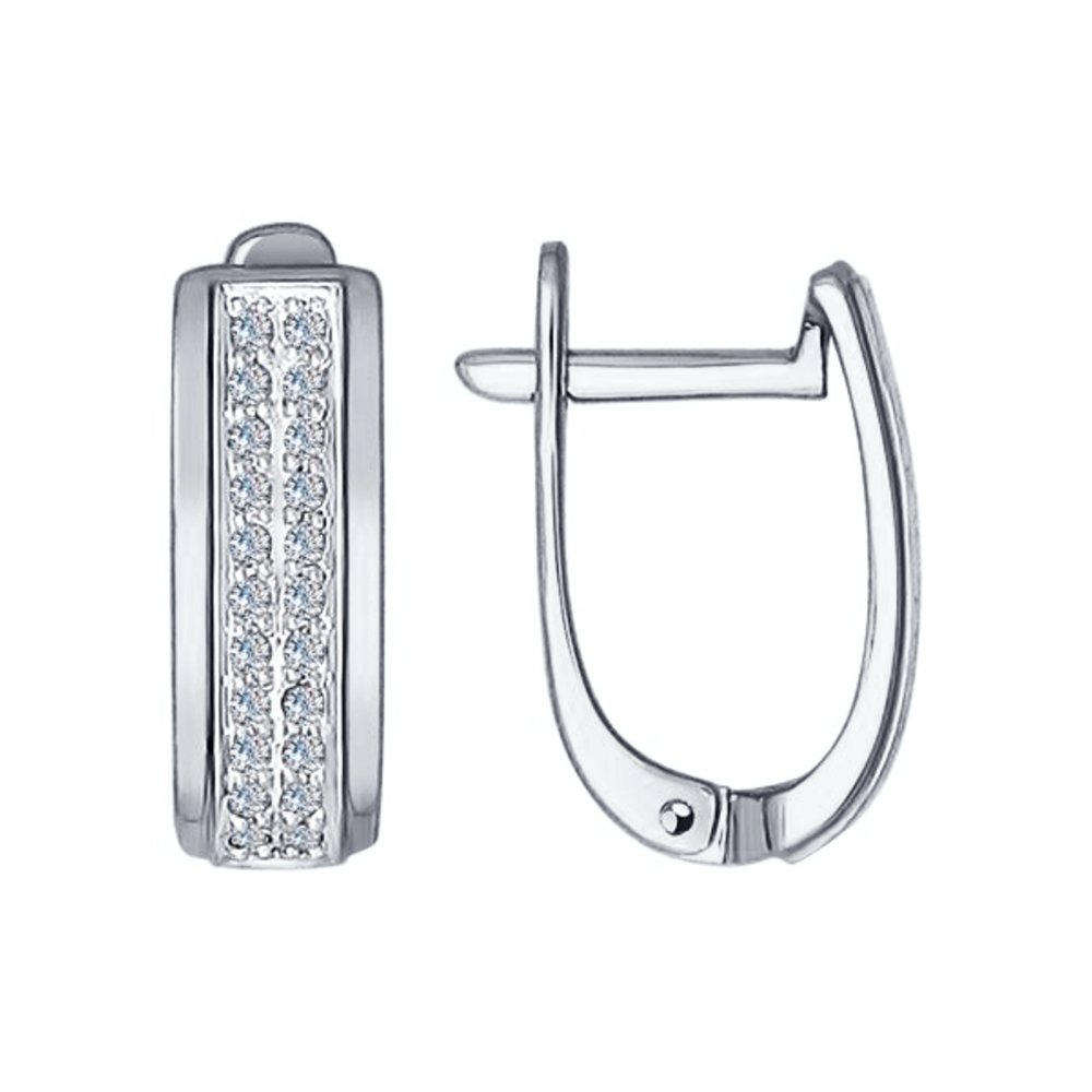 

Серьги SOKOLOV Diamonds из белого золота с бриллиантами