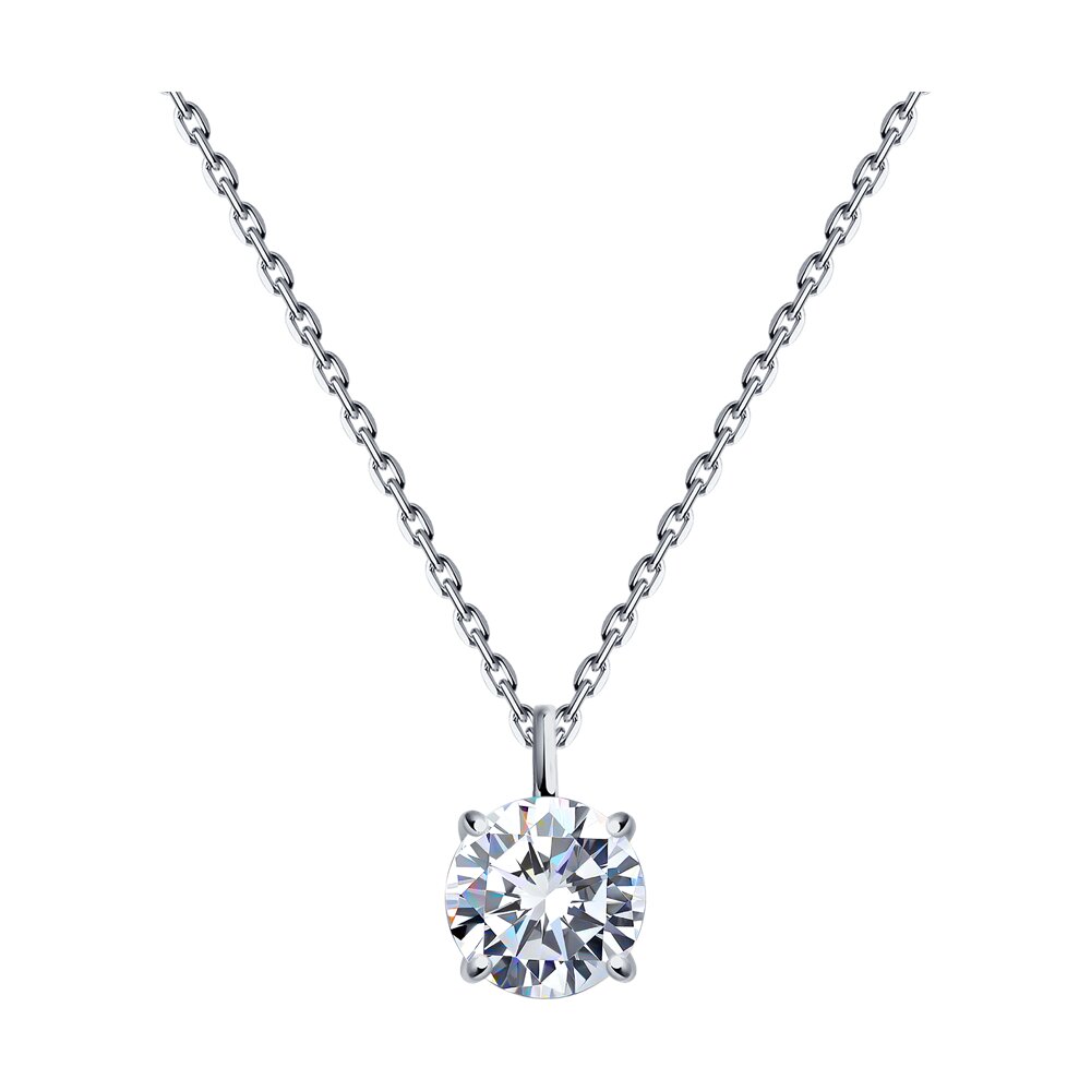

Колье SOKOLOV Diamonds из белого золота с бриллиантом