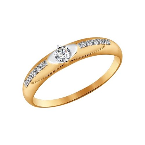 

Помолвочное кольцо SOKOLOV из золота со Swarovski Zirconia