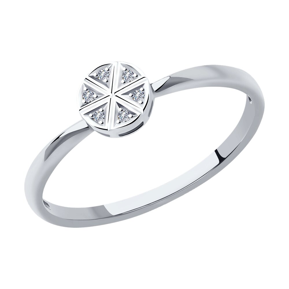 

Кольцо SOKOLOV Diamonds из белого золота с бриллиантами