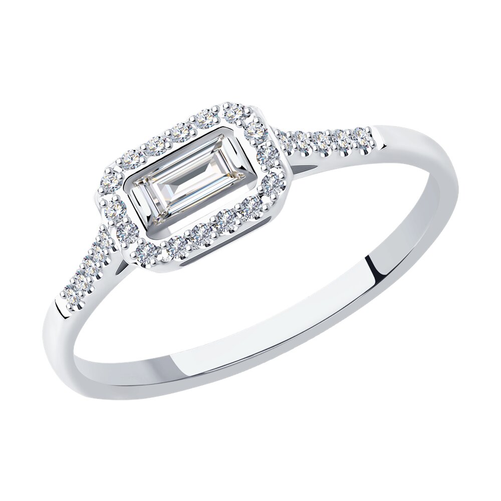 

Кольцо SOKOLOV Diamonds из белого золота с бриллиантами
