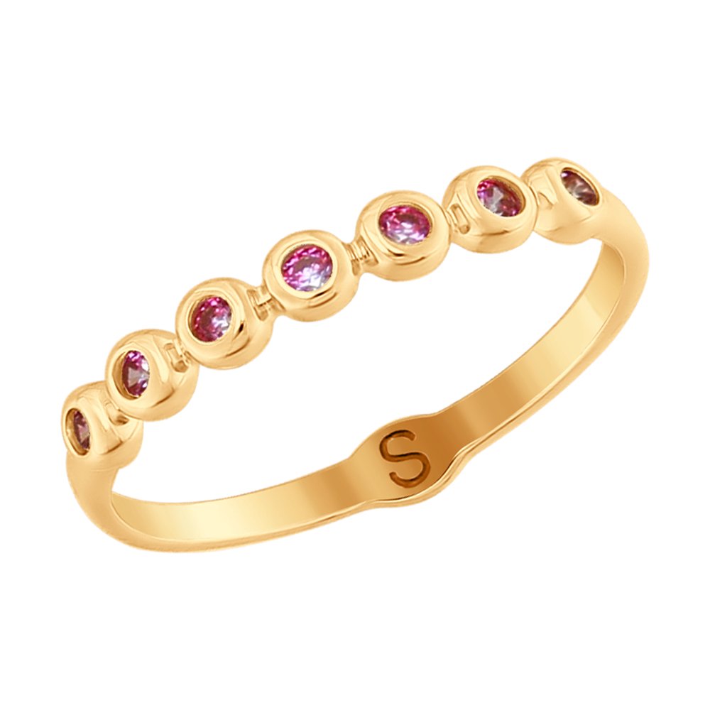 

Кольцо SOKOLOV из золота с фианитами