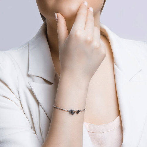 Браслет из серебра с фианитами SOKOLOV - купить в официальном интернет ...