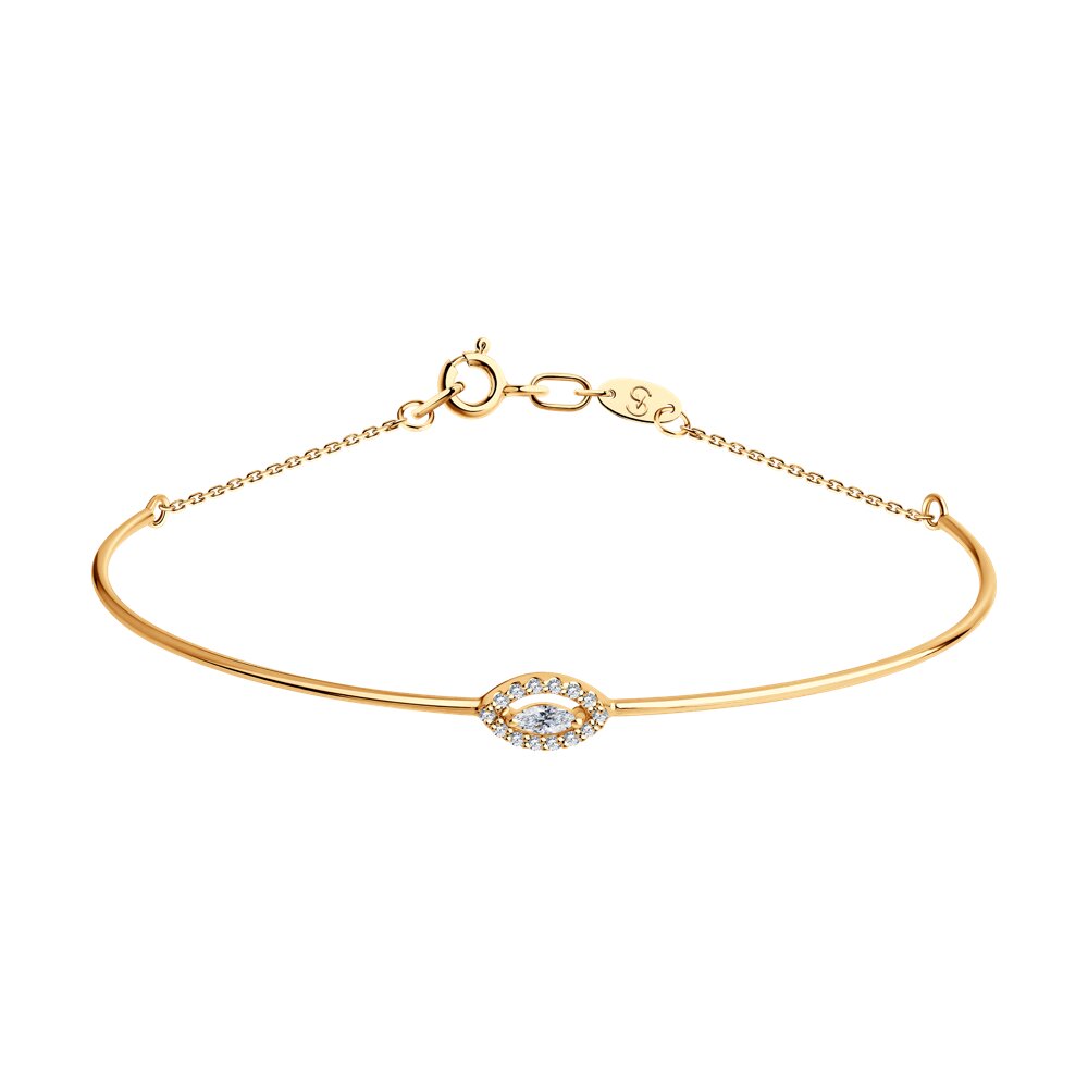 Браслет SOKOLOV из золота с бриллиантами, фото 1