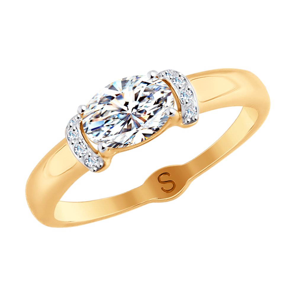 

Кольцо SOKOLOV из золота со Swarovski Zirconia
