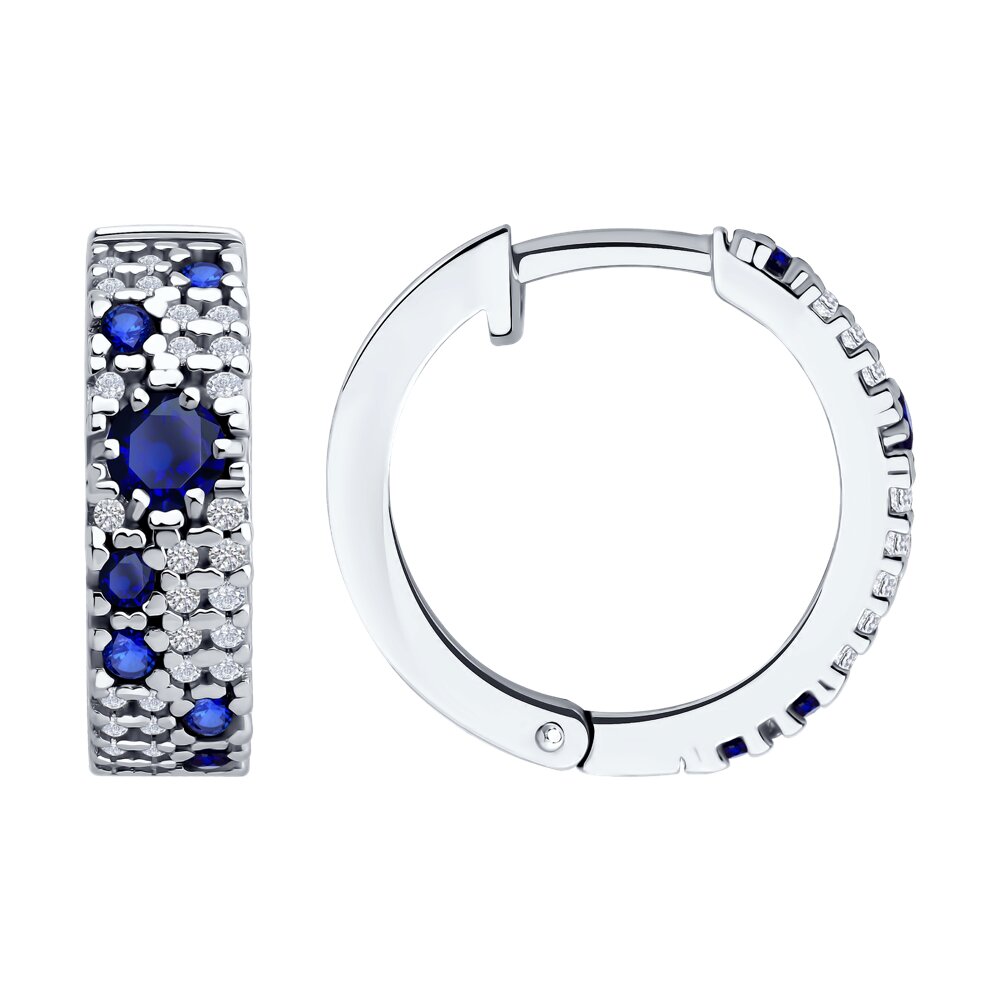 Серьги SOKOLOV из серебра с корундами и фианитами 17990₽