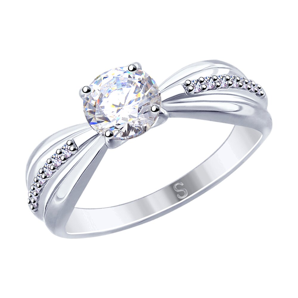 

Кольцо SOKOLOV из серебра со Swarovski Zirconia
