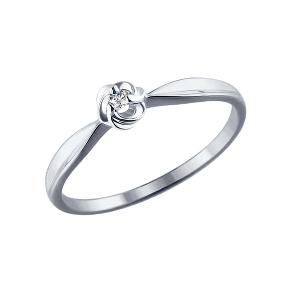 

Кольцо SOKOLOV Diamonds из белого золота с бриллиантом